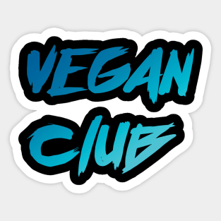 Vegan Club Sticker